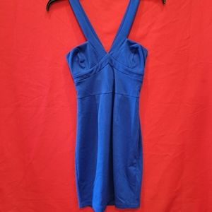 Blue Mini Criss Cross Dress
